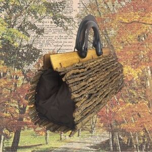 Vintage Twig Purse Bag